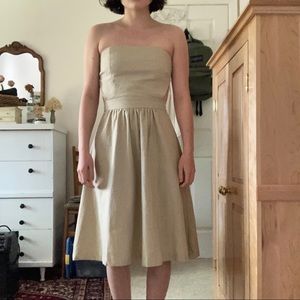 Urban Outfitters Strapless Bow tie 1950s Dress
